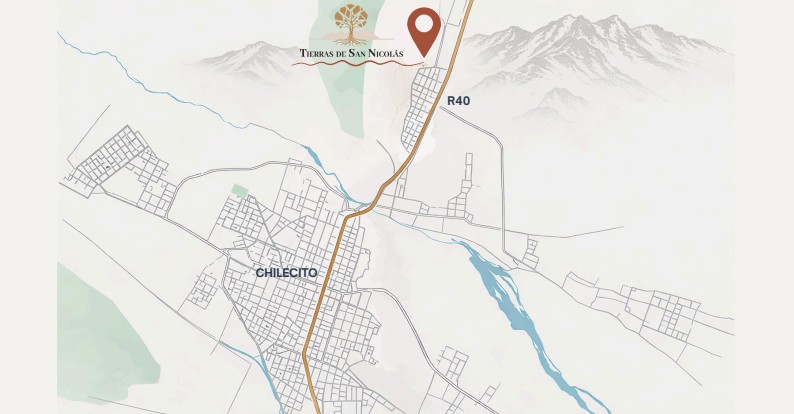 Mapa Tierras de San Nicolás